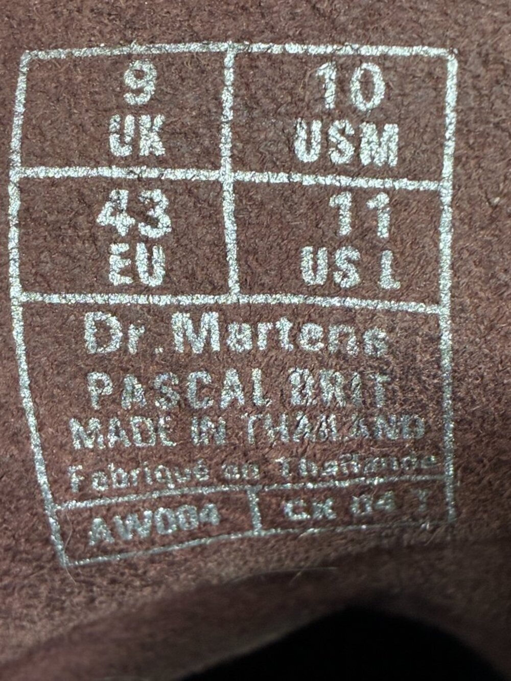 Dr. Martens 1460 Pascal Brit Union Jack 8 Eye Combat Boot Men's 10 - Picture 6 of 6